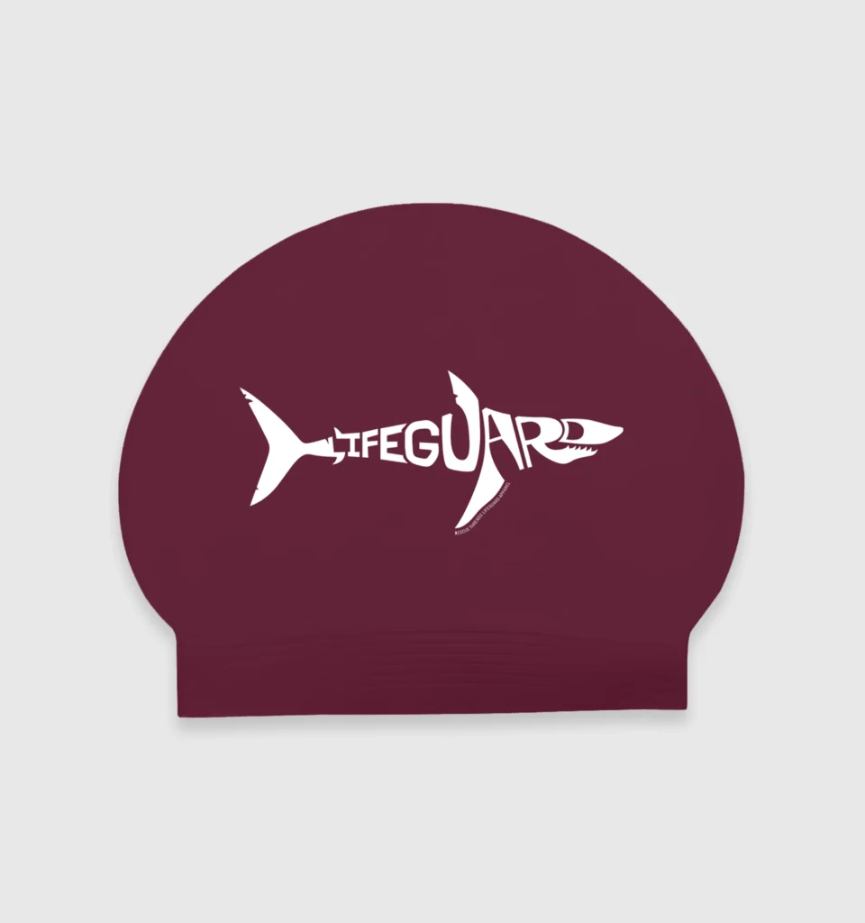Lifeguard Shark Latex Cap