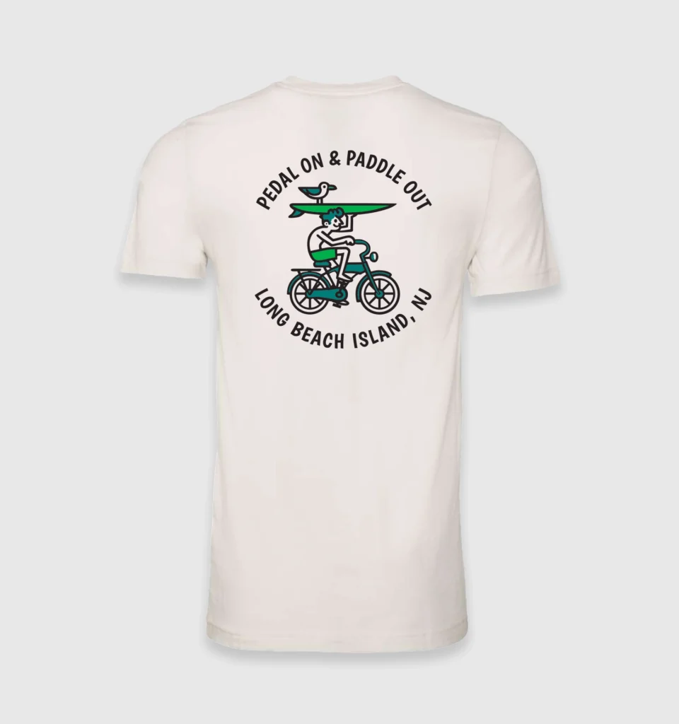 Pedal On and Paddle Out Tee